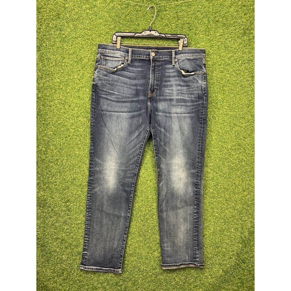 Lucky Brand Jeans Mens 38x32 223 Straight Leg Medium Wash Denim Stretch Casual